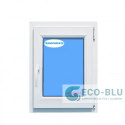 Windows Upvc Tilt and Turn 600X900 Single Right White Glass Clear