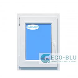 Windows Upvc Tilt and Turn 600X900 Single Left White Glass Clear