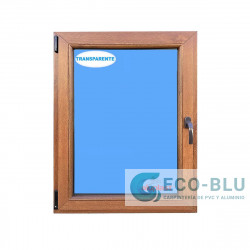 Windows Pvc Tilt and Turn  600X900 Single Left  Golden Oak Glass Clear