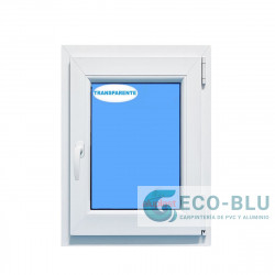 Fenêtre PVC 900x1200 oscillo-battant Blanc Droite Verre Transparent