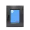 Fenêtre PVC 500x600 oscillo-battant Gris Anthracite Droite Verre opaque