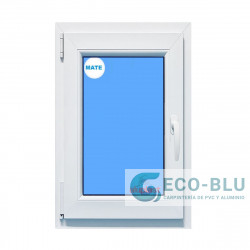 Windows Upvc Tilt and Turn 500X1000 Single Left White Glass Frosted