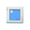 Fenêtre PVC 500x500 oscillo-battant Blanc Gauche Verre opaque