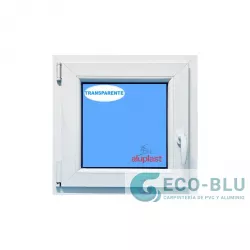 Windows Upvc Tilt and Turn 500X500 Single Left White Glass Clear
