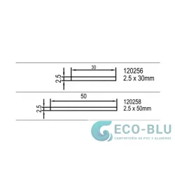 Pletina Tapajuntas PVC Nogal