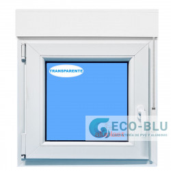 Einflügeliges fenster PVC 1140X1420 Weiss Drehkipp links Sauberes Glas von Vorbaurollläden
