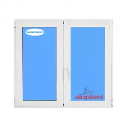 Windows Pvc Tilt and Turn 1200x1200 Double White Glass Clear