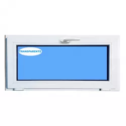 Kippfenster PVC 1000x500 Weiss Sauberes Glas