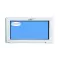 Windows Pvc 800x500 Bottom hung White Glass Clear
