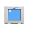 Finestra a vasistas PVC 500x400 Bianco Vetro smerigliato